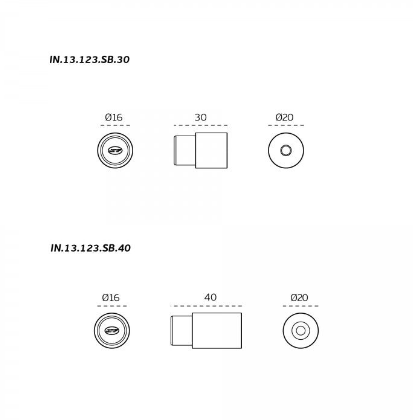 Door stopper JNF 13.123.SB