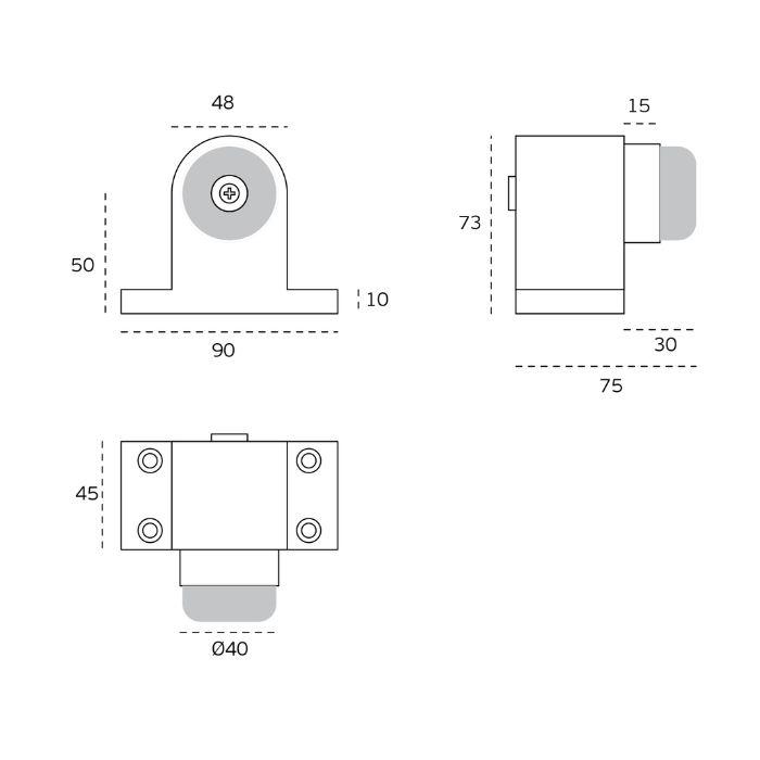 Door stopper JNF IN.13.011