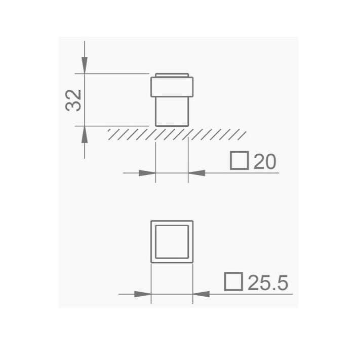 Door stopper Tupai 2617 Q