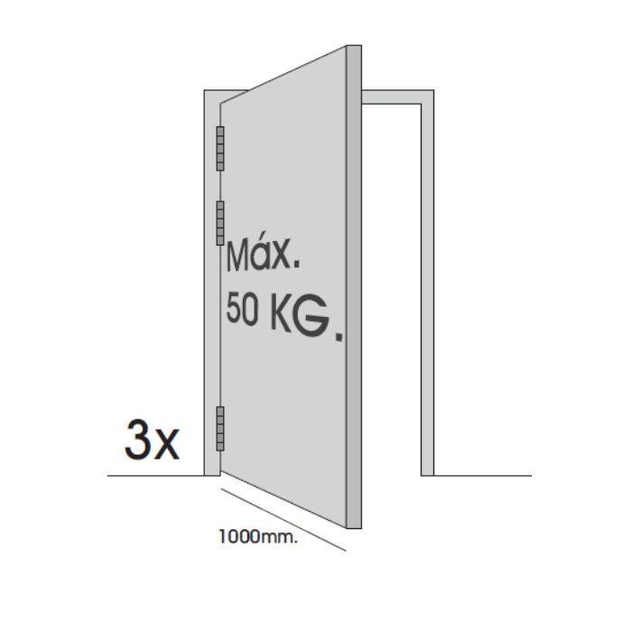 Double action spring hinge JNF IN.05.655