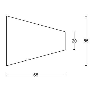 Durvju rokturis Formani CONE OH100-G