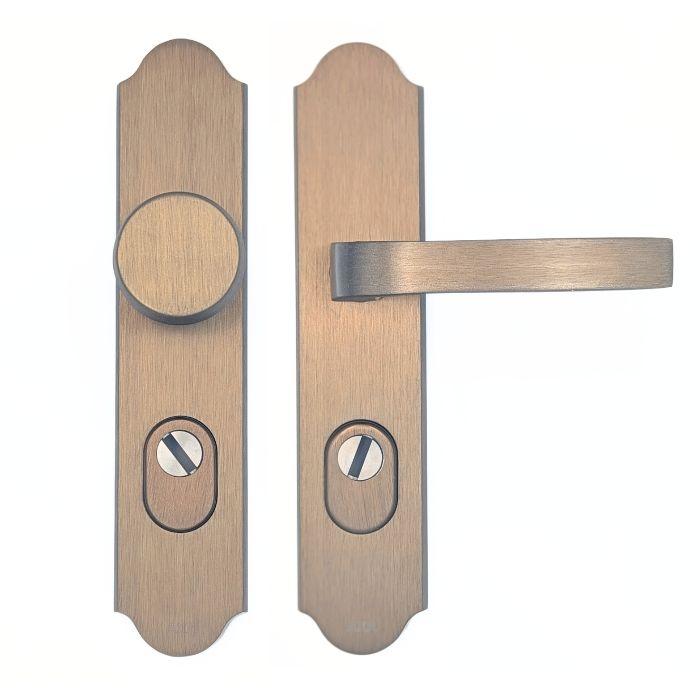 Durvju rokturis-rokturpoga komplekts 72 mm Axa Home Security Verona Flex