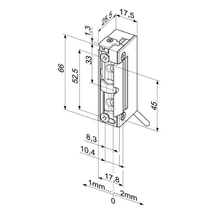 Electric strike Eff Eff Assa Abloy 118WR-------A71