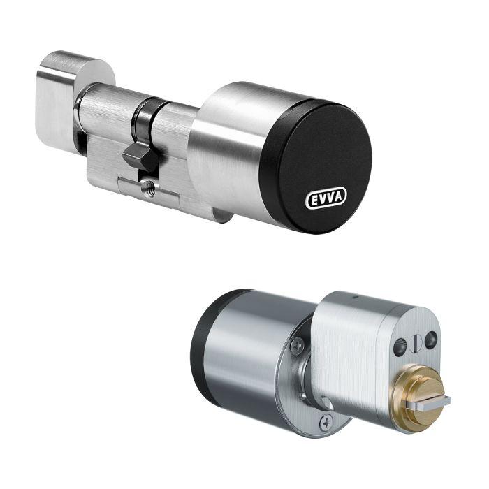 Electronic thumb turn cylinder Evva XESAR E.X.PZ.KZ-S.