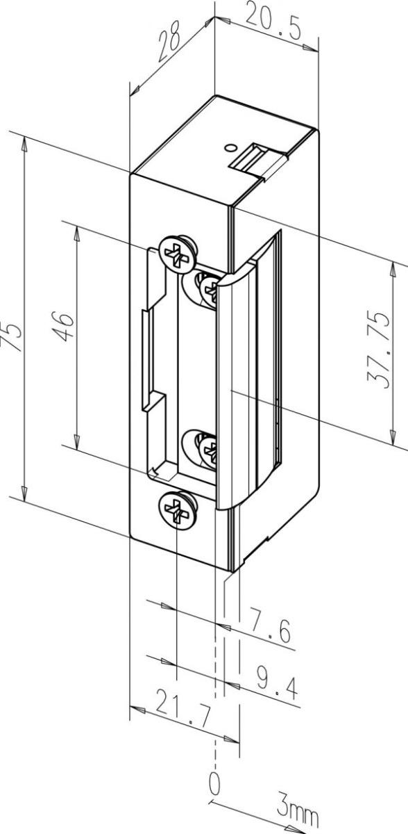Elektrosprūds Eff Eff Assa Abloy E7R