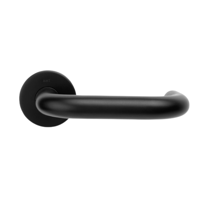 Fire-resistant door handle with PZ rosette M&T Meclis R