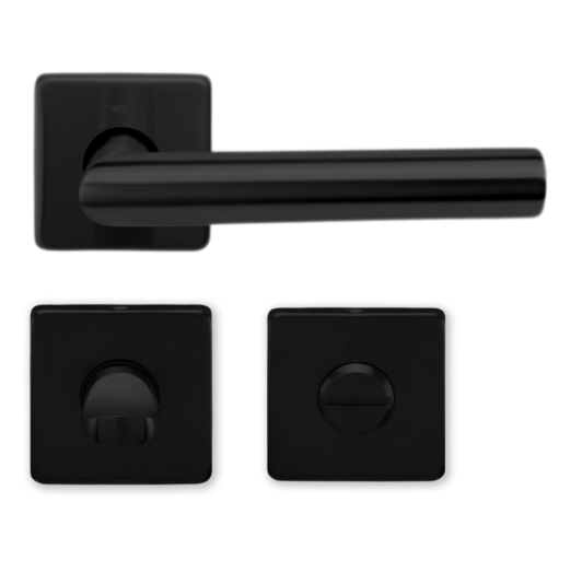 Fire-resistant door handle with WC knob M&T Lusy Q