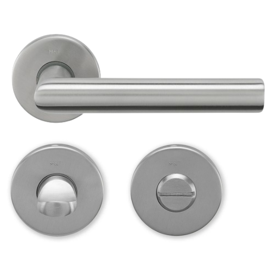 Fire-resistant door handle with WC knob M&T Lusy R
