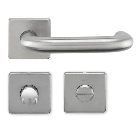 Fire-resistant door handle with WC knob M&T Meclis Q