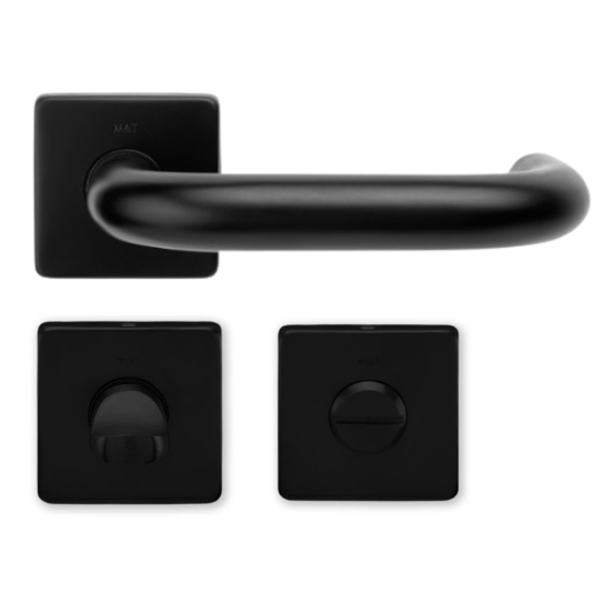Fire-resistant door handle with WC knob M&T Meclis Q