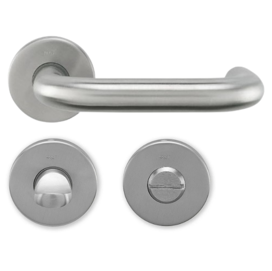 Fire-resistant door handle with WC knob M&T Meclis R