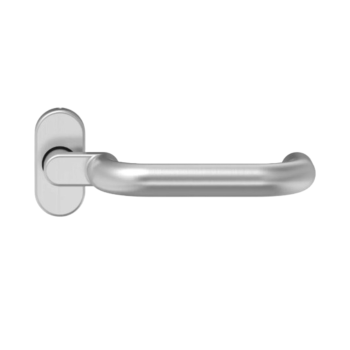 Fire-resistant handle with oval rosette Eco Schulte 9 mm OVR D-115