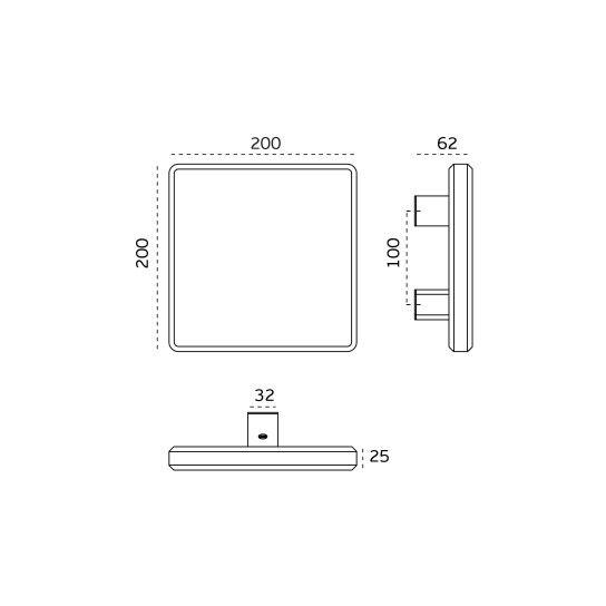 Fixed door knob JNF IN.00.115.200