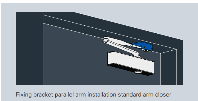 Fixing bracket parallel arm installation Eco Schulte