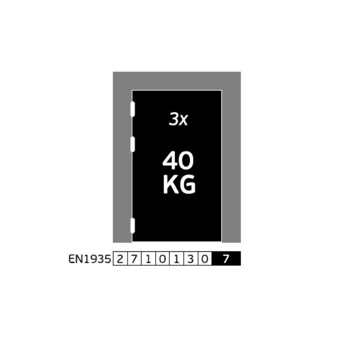 Flag type hinge JNF IN.05.011