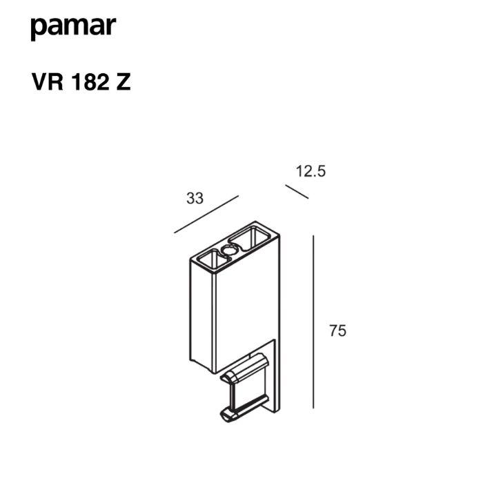 Garderobes caurules pakaramais Pamar VR 182 Z