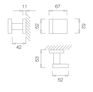 Handle-knob Tupai 1924 Q