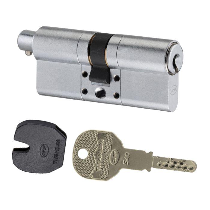 High security profile cylinder with knob JNF IN.19.S40.SB