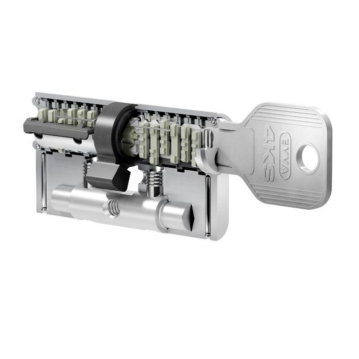 High security profile cylinder with thumb turn Evva 4KS