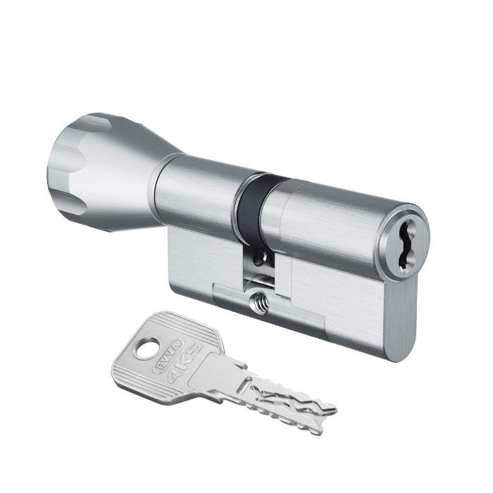 High security profile cylinder with thumb turn Evva 4KS