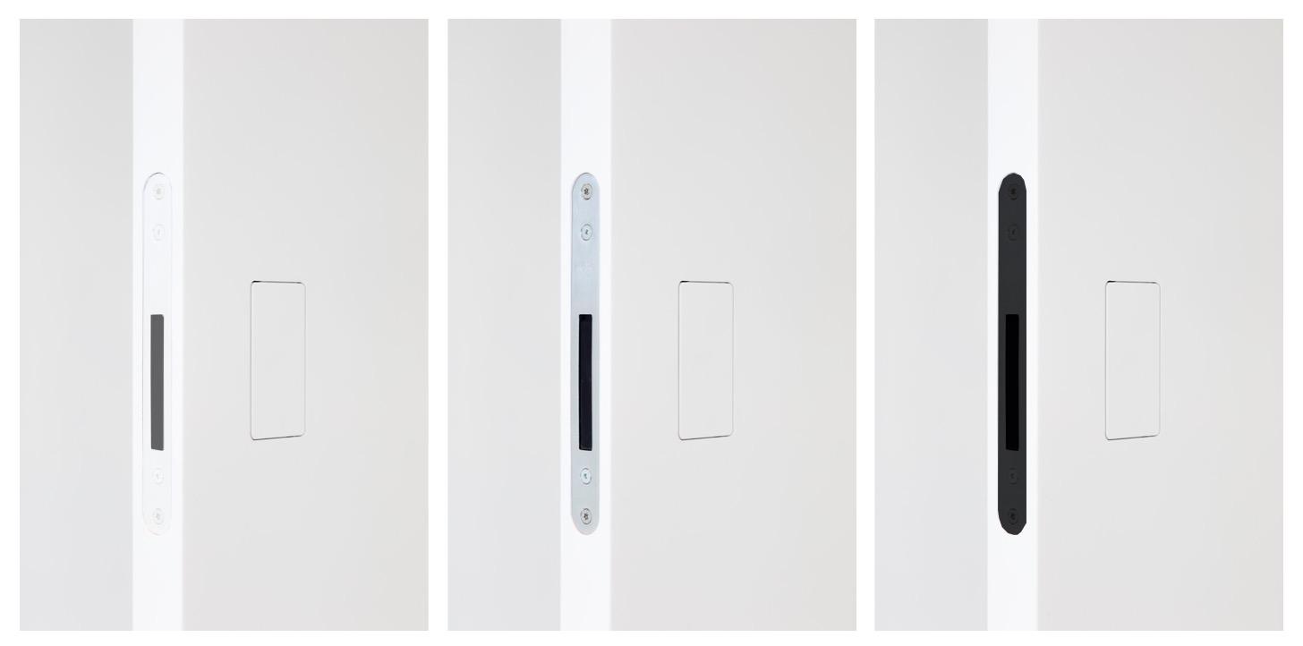 Invisible handle with magnetic lock - long striking plate No-Ha 938 SO