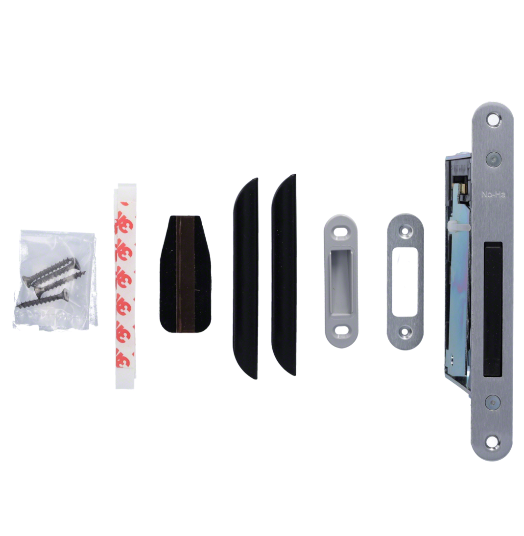 Invisible handle with magnetic lock - short striking plate No-Ha 938 S5