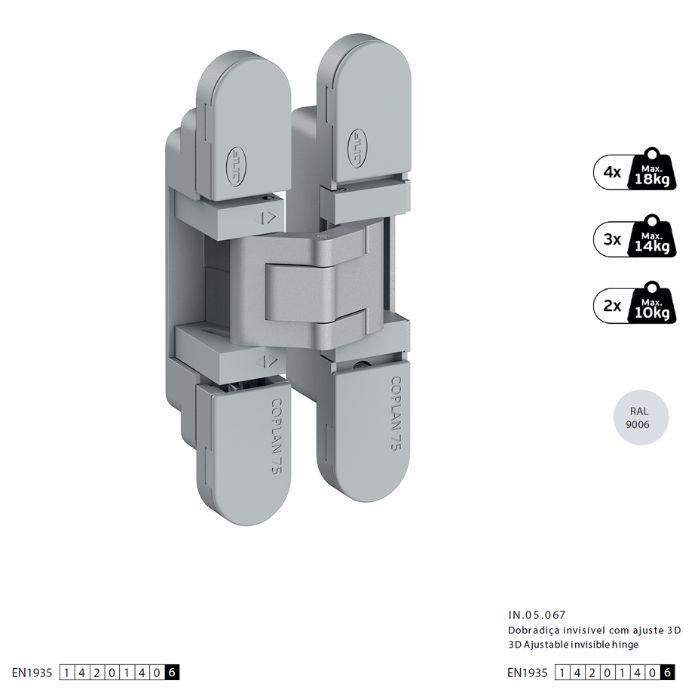JNF Concealed hinges for furniture doors IN.05.067