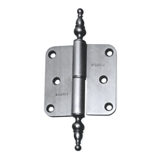 Lift off butt hinges with decorative final Argenta 80/80A