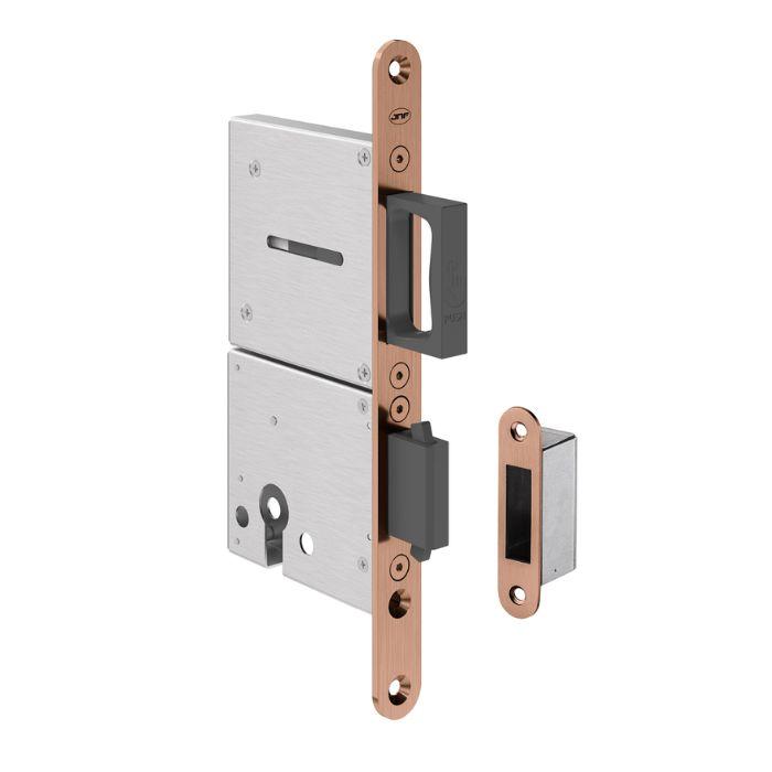 Lock with retractable handle for sliding doors JNF IN.20.502