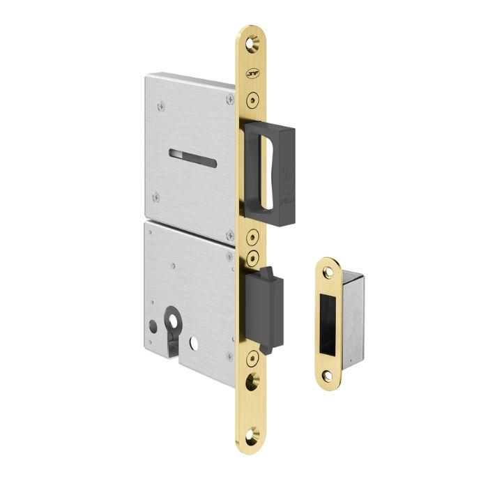 Lock with retractable handle for sliding doors JNF IN.20.502