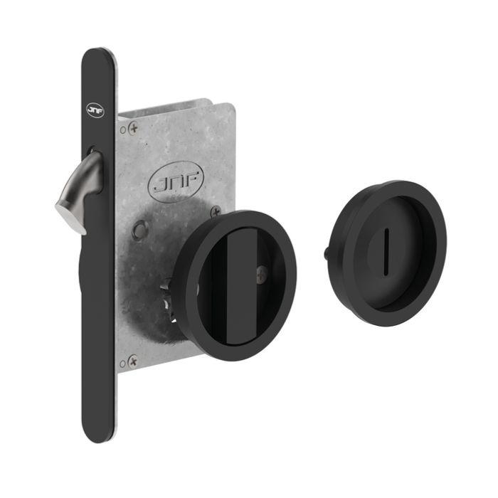 Lock with round flush handle for sliding door 20.937