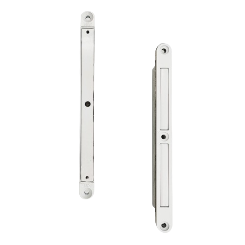 Magnetic door closing system with adjustable block M&T Magnetic