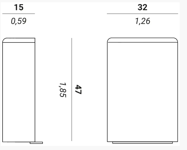 Magnetic door stop Stoppino X
