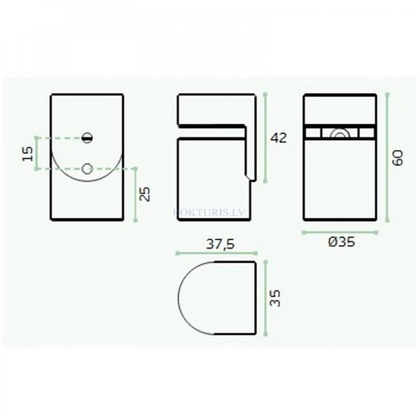 Magnetic door stopper JNF IN.13.186