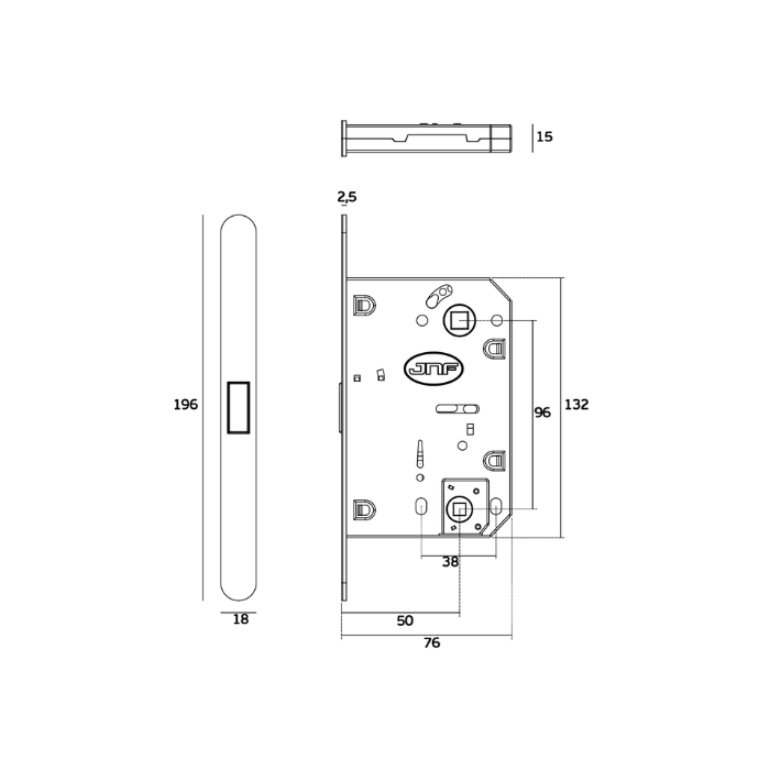 Magnetic lock JNF IN.20.876.