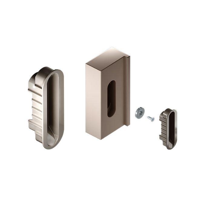 Magnetic striking plate with hidden screws Krona Koblenz KM 4