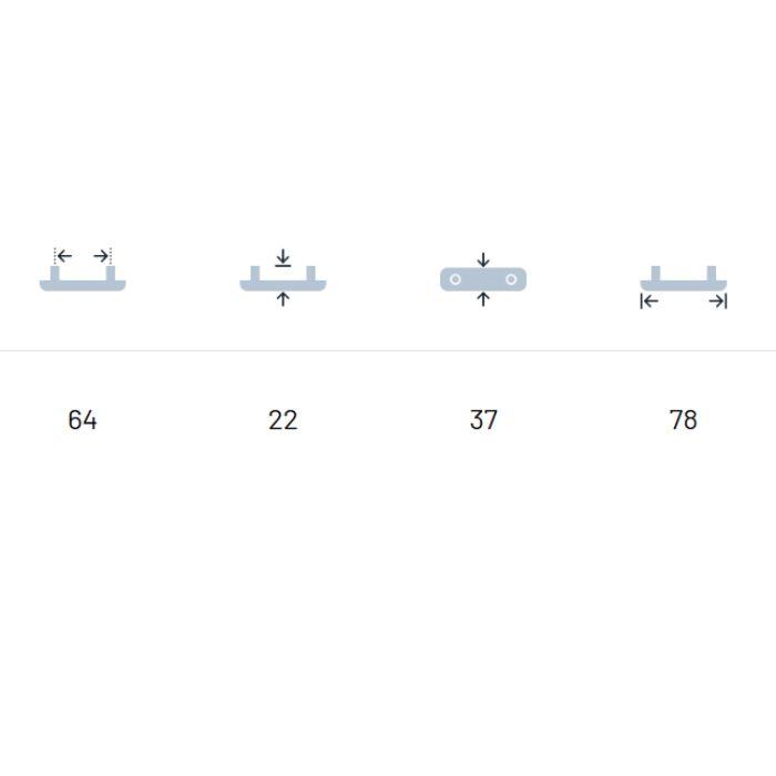 Mēbeļu rokturis Metakor Emojie