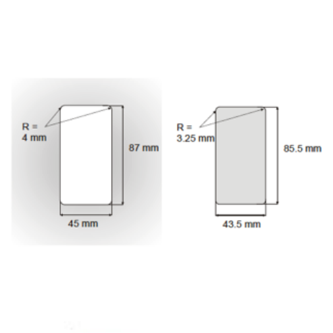 No-Ha cover plate component