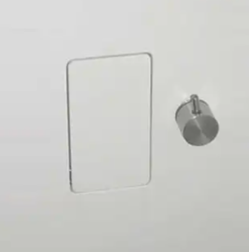 One-sided WC knob No-Ha Locco