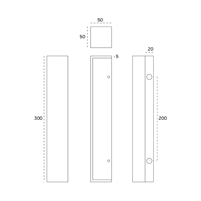 Pull handle JNF IN.07.010.D