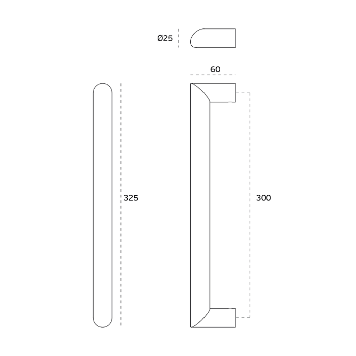 Pull handle JNF IN.07.031.D.