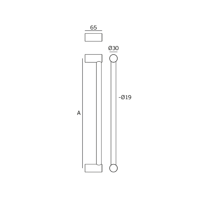 Pull handle JNF IN.07.292.D