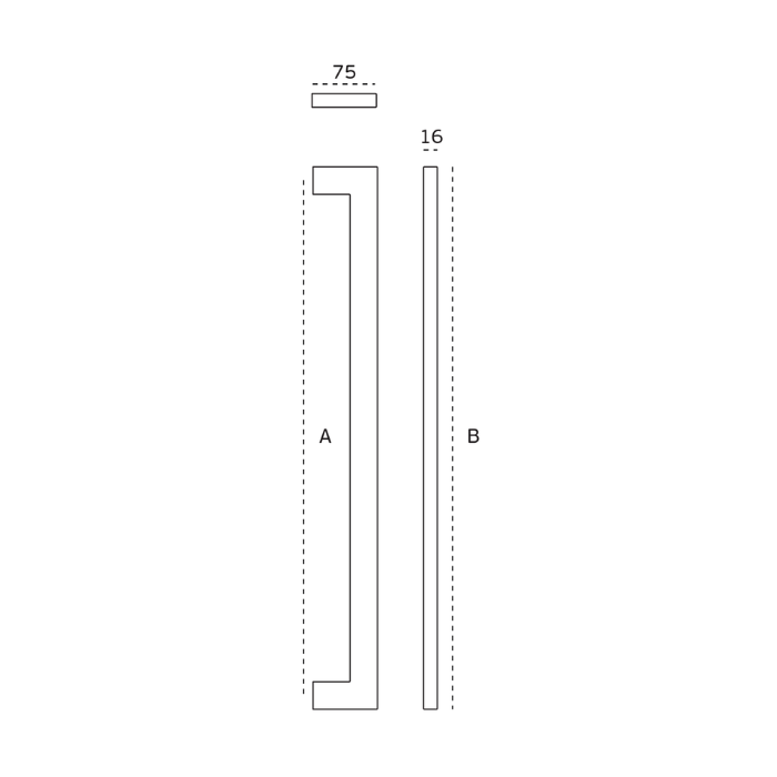Pull handle JNF IN.07.296.D.