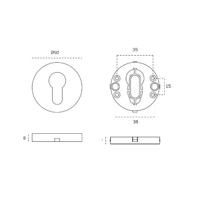 PZ rosette JNF IN.04.28R.Y08N