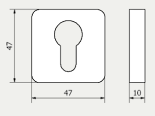 PZ rosette M&T Minimal 2.0