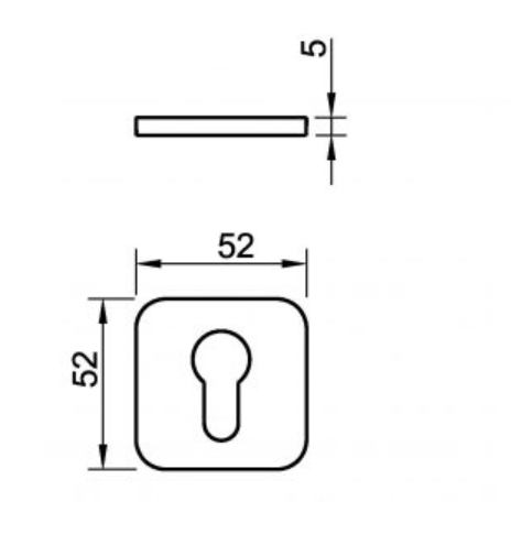 PZ rosette Tupai 6519 5SQRC