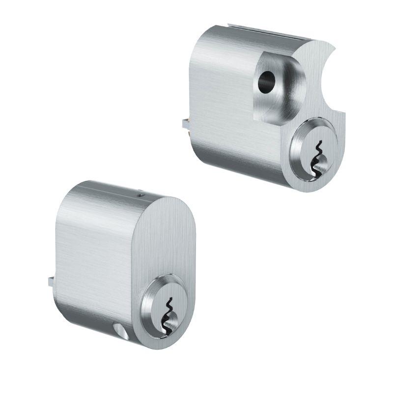 Scandinavian oval double cylinder Evva FPS