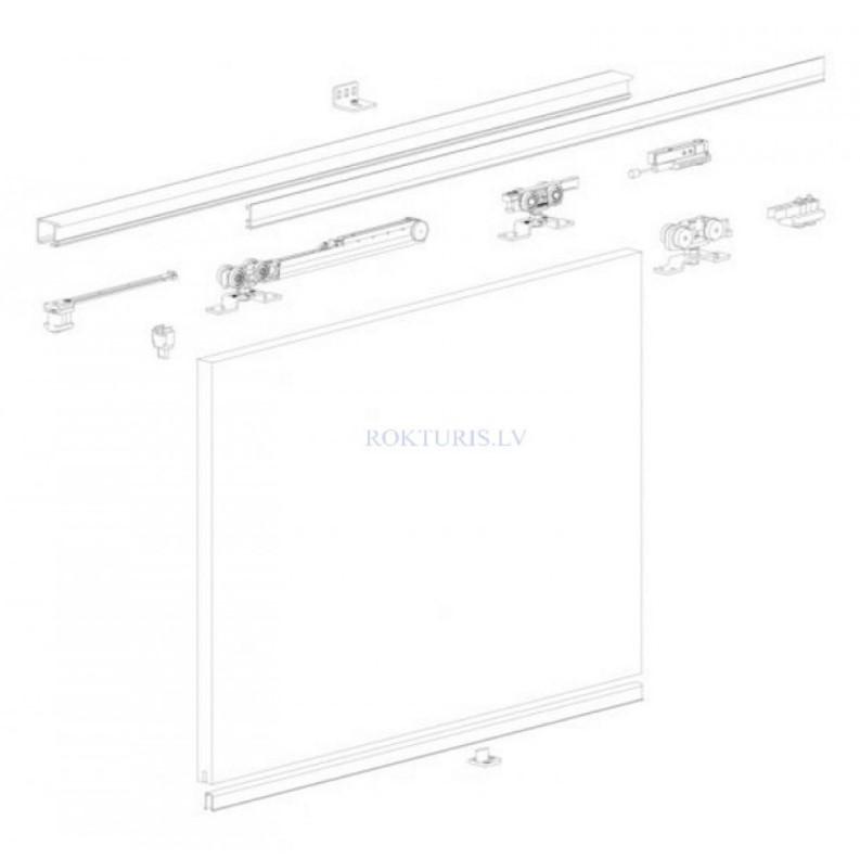 Sliding door system Terno Scorrevoli Fluid Classic