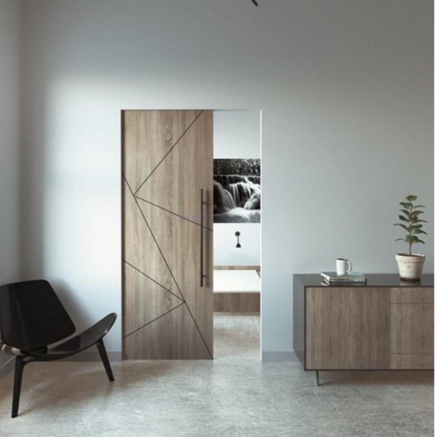 Sliding door system Terno Scorrevoli Fluid Eclettica