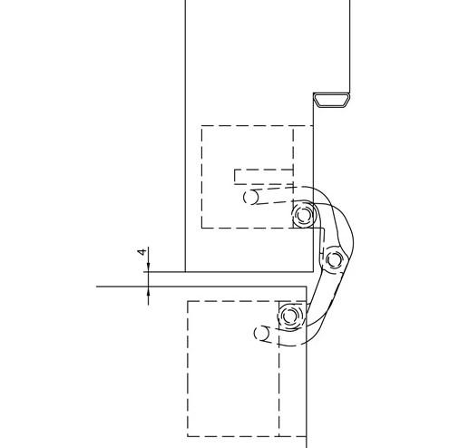 Slēptās eņģes ANSELMI AN 141 3D FVZ 12/45 (513)